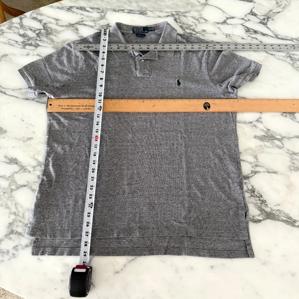 POLO Ralph Lauren‎ Polo Shirt Mens Gray 100% Cotton, XXL